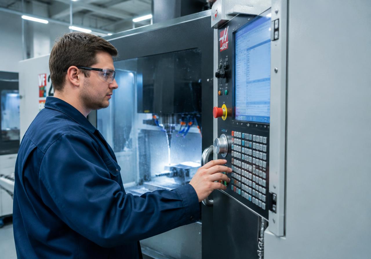 Manufacturing professionals at work